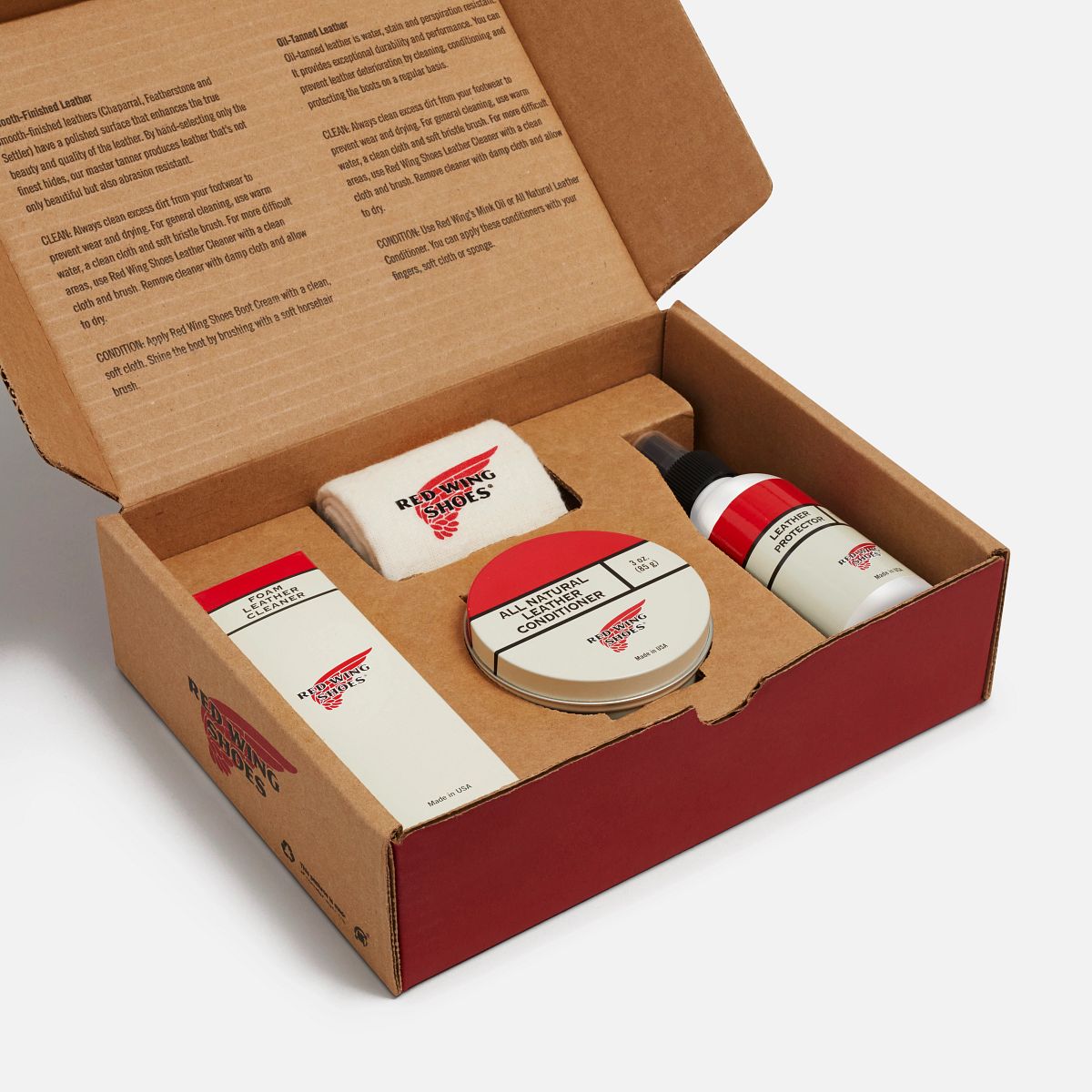 Set di Cura per Pelle Olio-Tannata