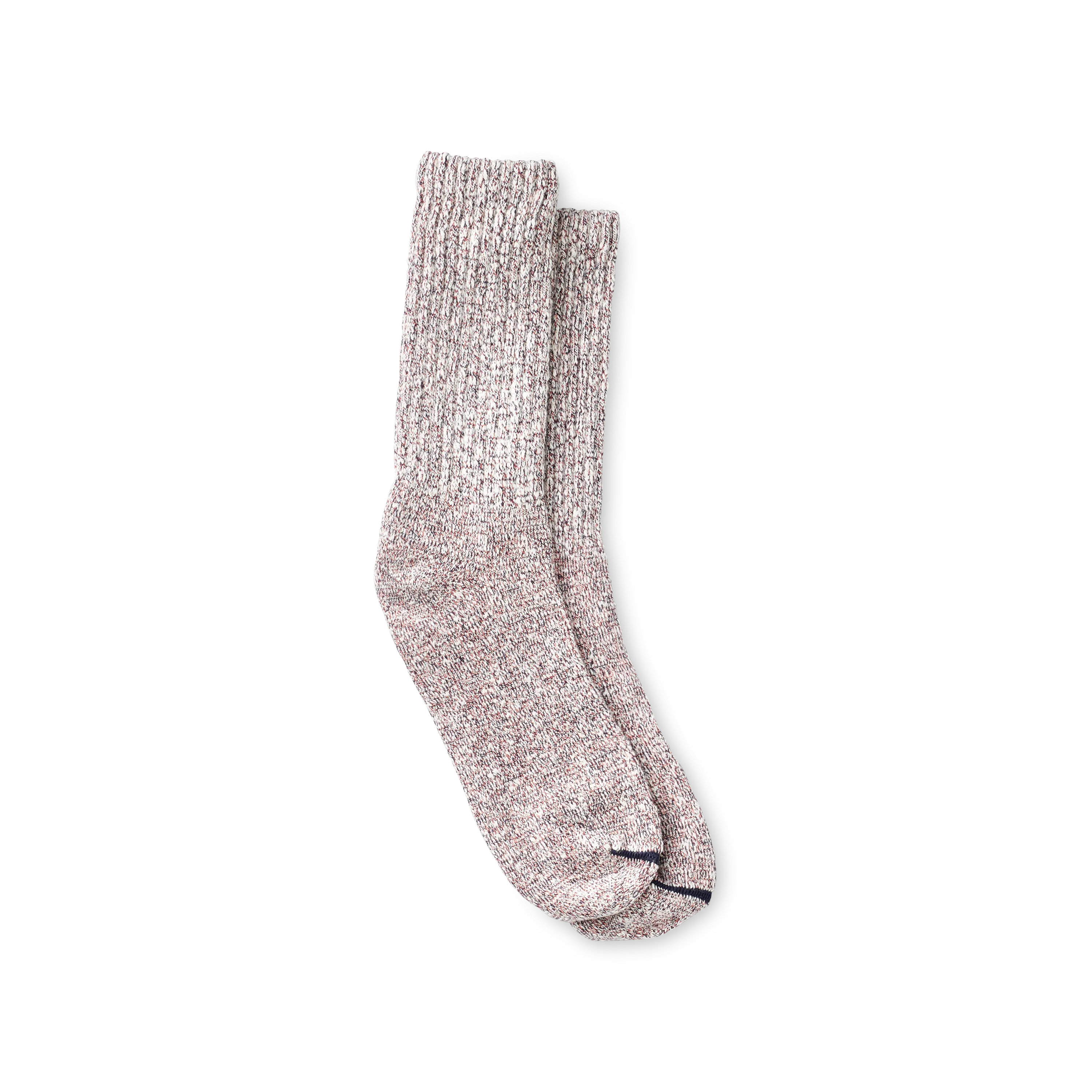 Cotton Blend Ragg Crew